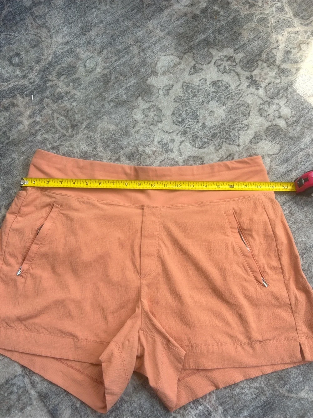 Athleta Trekkie North Short In Orange Size 16 - Picture 6 of 8